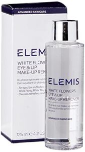 elemis white flowers eye & lip make-up remover; bi-phase eye make-up remover, 4.2 fl oz