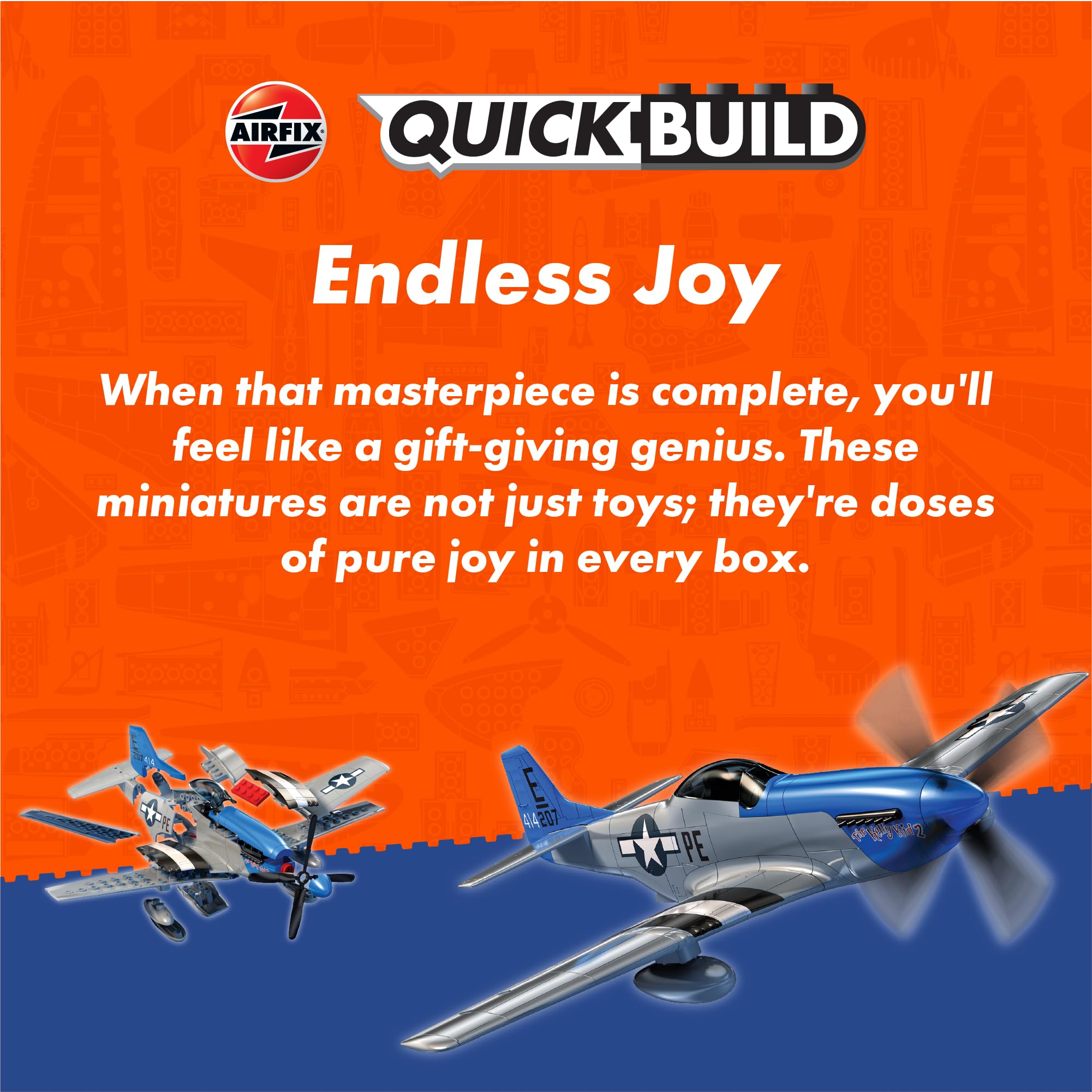 Airfix Quickbuild Messerschmitt 109 Airplane Model Kit