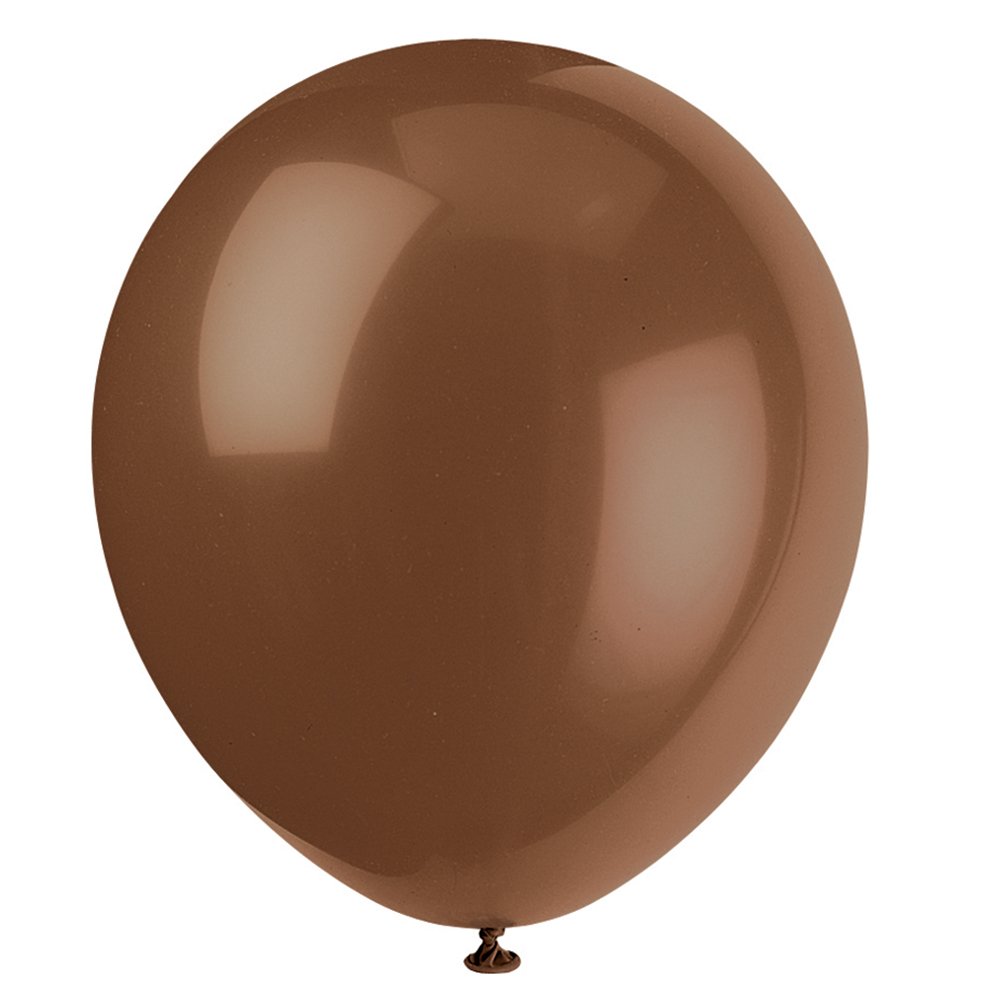 Brown Latex Balloons, 12" (10-Pack) - Premium-Quality & Vibrant Party Decorations, Perfect for Any Celebration