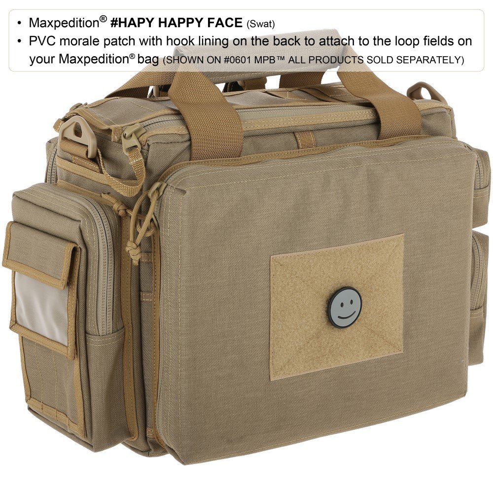 MAXPEDITION Happy Face (SWAT) 1.5" x 1.5"