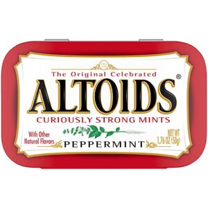 altoids peppermint mints single pack, 1.76 ounce (pack of 2)