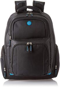 zoom checkpoint-friendly 15" laptop computer backpack bag black