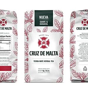 YERBA MATE CRUZ de MALTA 2.2lb 1 kilo