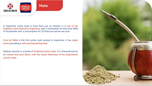 YERBA MATE CRUZ de MALTA 2.2lb 1 kilo