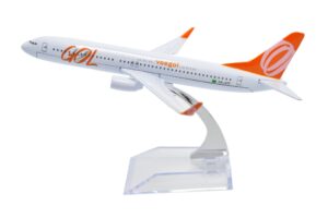 tang dynasty(tm) 1:400 16cm b737-800 gol airlines metal airplane model plane toy plane model