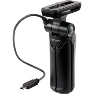 sony gpvpt1 grip and tripod for camcorders (black)