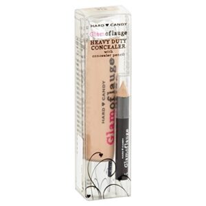 hard candy glamoflauge heavy duty concealer with pencil (light color)