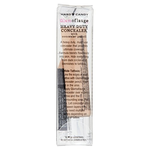 Hard Candy Glamoflauge HEAVY DUTY CONCEALER with pencil (LIGHT color)