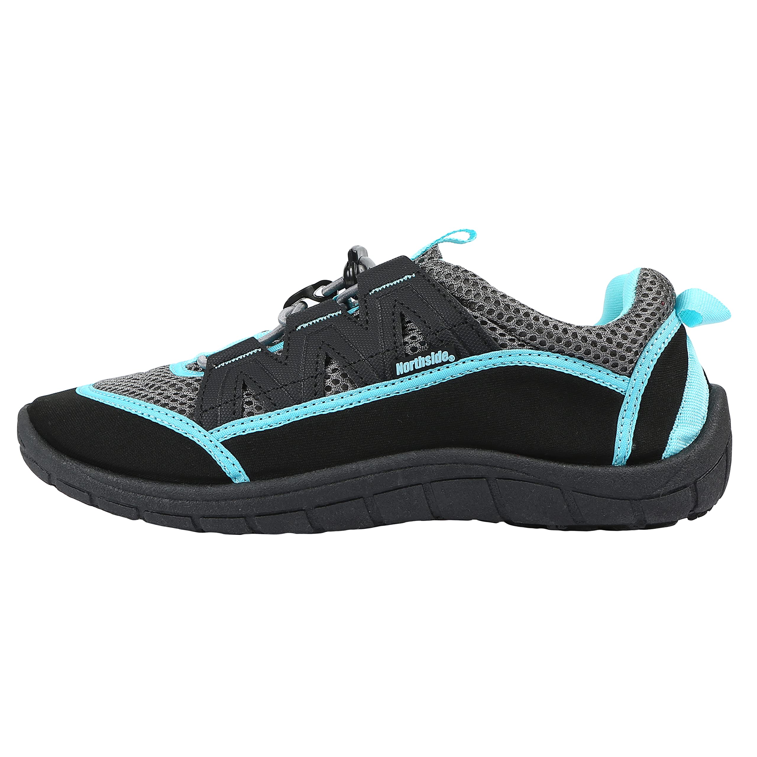 Northside Women's Brille II Water shoe,Black/Aqua,8 M US