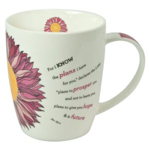 13 oz mug - flower jer 29: 11