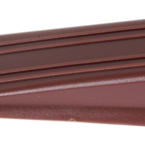 Hardware Essentials 851338 Floor Door Stops Wedges Brown 3" - 2 Pack