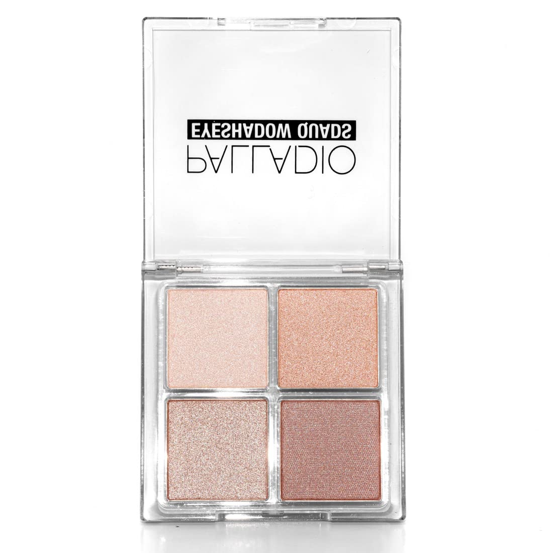 Palladio Eyeshadow Quads, Velvety Pigmented Blendable Matte, Metallic and Shimmer Finishes, Creamy Formula, Four Way Quad Eye Shadow Palette, Talc-Free (Ballerina)