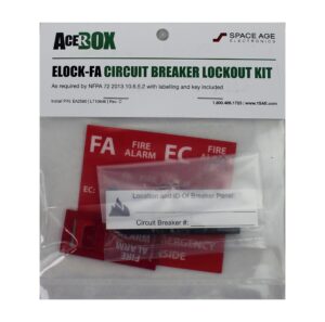 space age eclips elock-fa, e-series fire lockout kit