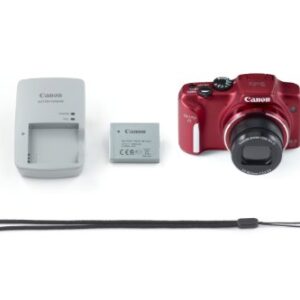 Canon PowerShot SX170 IS 16.0 MP Digital Camera, Red (discontinued by manufacturer)