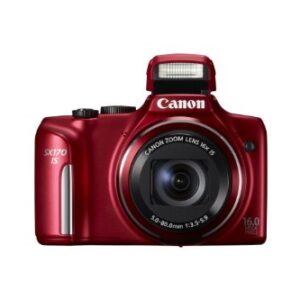 Canon PowerShot SX170 IS 16.0 MP Digital Camera, Red (discontinued by manufacturer)