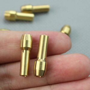 ALLmuis 2 Set of Brass Collet Fits Dremel Rotary Tools Including 1mm/1.6mm/2.3mm/3.2mm