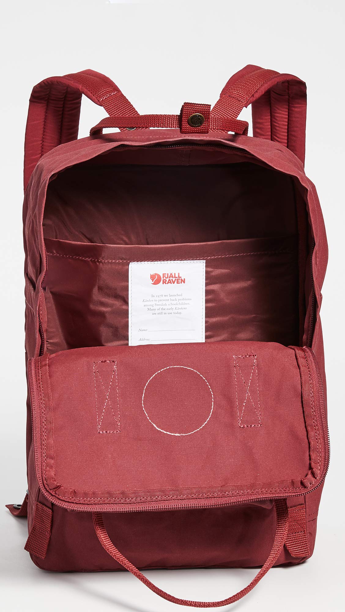 Fjallraven Women's Kanken 15" Laptop Backpack, Ox Red, One Size