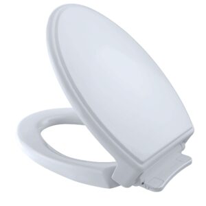 toto ss154 softclose elongated closed-front toilet seat and lid, cotton