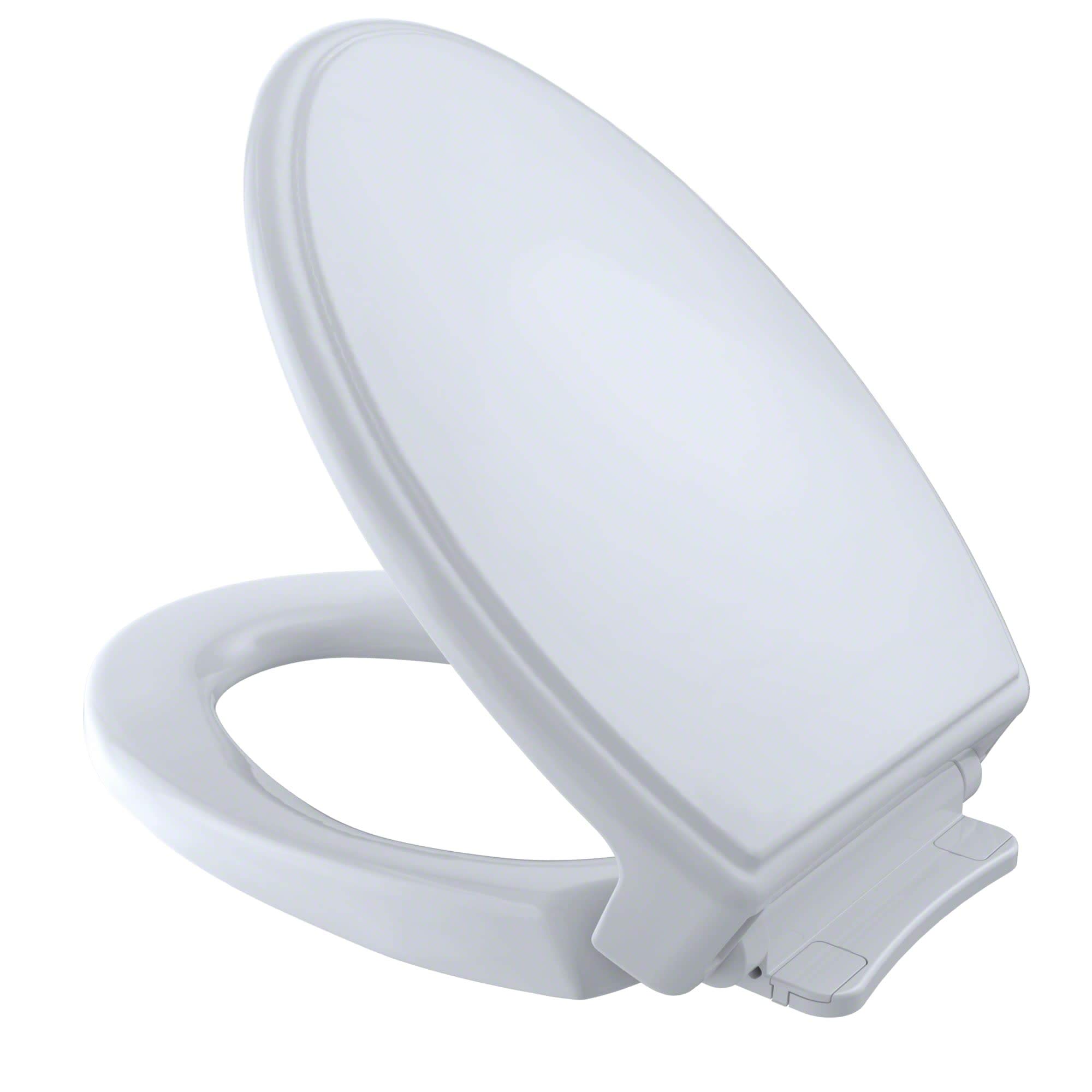 Toto SS154 SoftClose Elongated Closed-Front Toilet Seat and Lid, Cotton