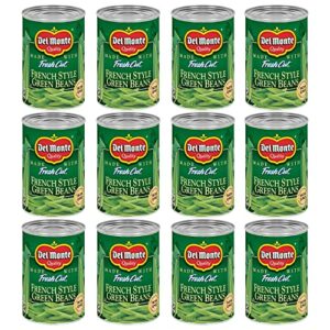 del monte blue lake french style green beans, canned vegetables, 12 pack, 14.5 oz can