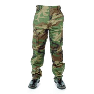 Mil-Tec BDU Ranger Combat Trousers Digital Black Size XL