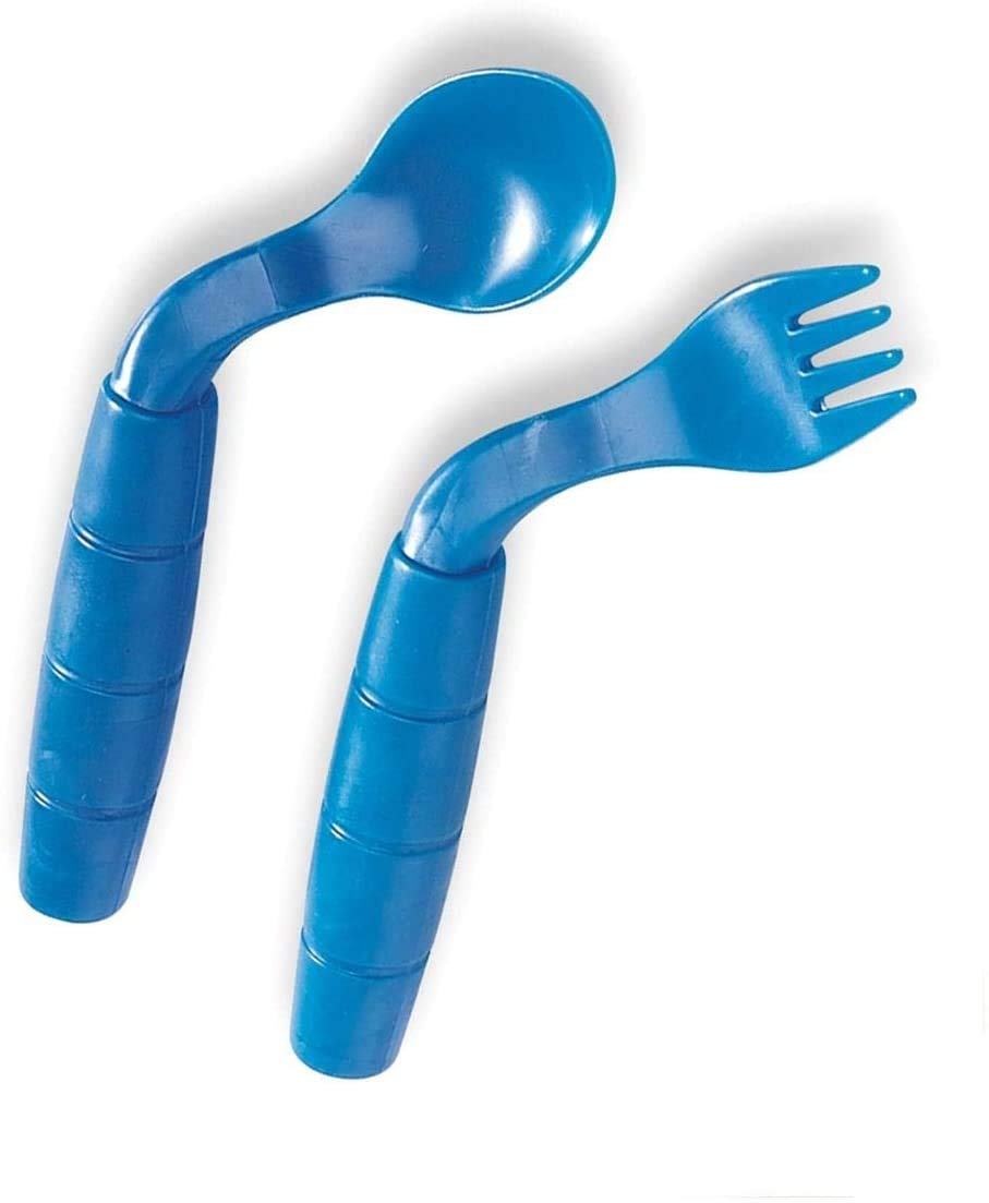 Easie Eaters Fork and Spoon(Style=Left Handed)