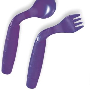 Easie Eaters Fork and Spoon(Style=Left Handed)