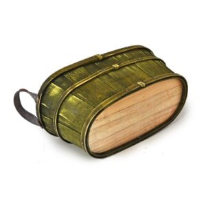 The Lucky Clover Trading Small Woodchip Bushel Basket, Green