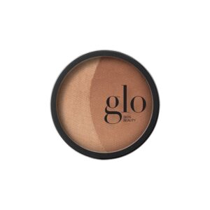 glo skin beauty bronzer pressed powder (sunkiss) - mineral based makeup adds warmth and natural contour for a sun-kissed glow
