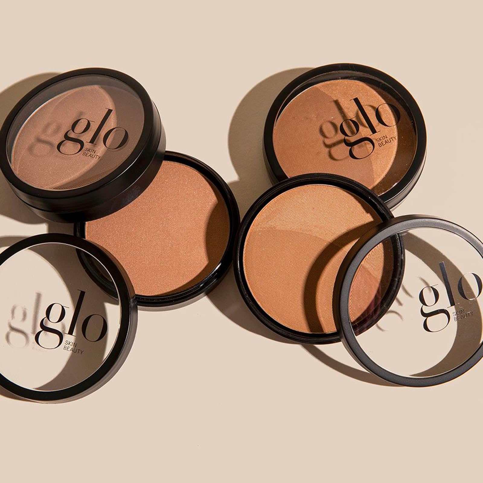 Glo Skin Beauty Bronzer Pressed Powder (Sunkiss) - Mineral Based Makeup Adds Warmth and Natural Contour for a Sun-Kissed Glow