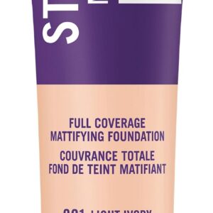 Rimmel London Stay Matte Liquid Mousse - 091 Light Ivory - Foundation, Lightweight, Shine Control, Oil-Free, 1oz