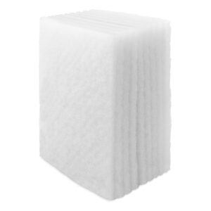 peachtree woodworking supply 10 pack of white non scratch non-woven pads for cleaning/polishing and multi purpose use in your home •workshop or diy garage shop made in the usa