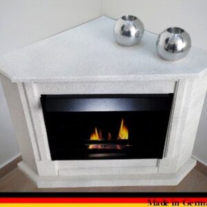 Gel + Ethanol Fire-Places Ethanol Corner Fireplace Model Moskau Granite Light