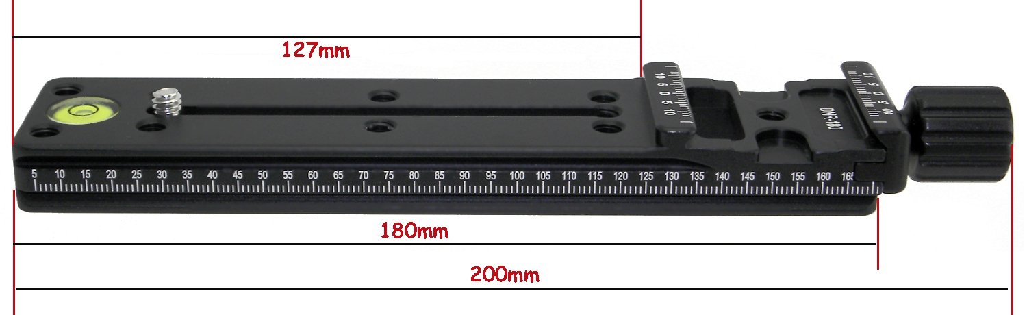 Desmond 180mm Nodal Slide DNR-180 Dual Dovetail Macro Rail & Clamp Arca Compatible