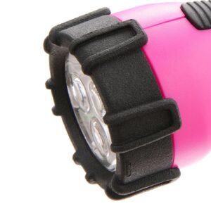 Dorcy 55 Lumen Floating Water Resistant LED Flashlight with Carabineer Clip, Pink ( 41-2509)