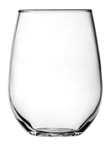 anchor hocking vienna stemless white wine glasses, 15 oz (set of 4)