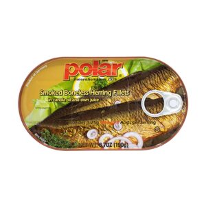 mw polar herring, smoked in canola oil, 6.7-ounce