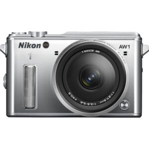 nikon 1 aw1 14.2 mp hd waterproof, shockproof digital camera system with aw 11-27.5mm f/3.5-5.6 1 nikkor lens (black)