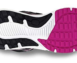 I-RUNNER Woman Sophia Black/Pink Leather/Mesh 9 Medium (B) US