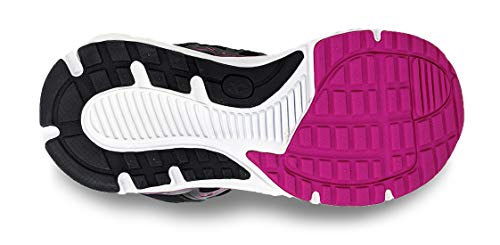 I-RUNNER Woman Sophia Black/Pink Leather/Mesh 9 Medium (B) US