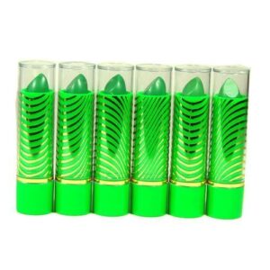 aloe vera color change mood lipstick assorted lipsticks 6 pc green…