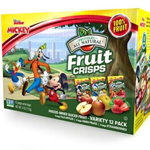 Brothers-ALL-Natural Fruit Crisps, Mickey Mouse Clubhouse Variety, 0.35 Ounce (Pack of 12)