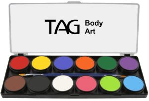 tag face & body paint - regular palette 12 x 10g