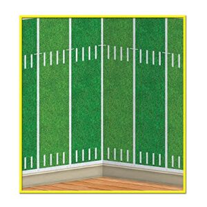 beistle 4' x 30' football field backdrop (52125)