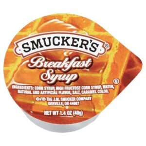 smucker's breakfast syrup, 1.4 ounce (pack of 100)