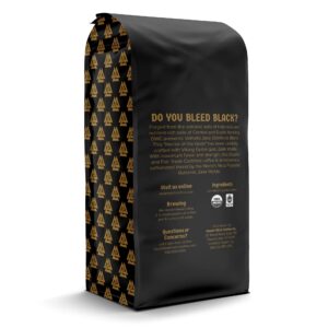 Death Wish Coffee Co. Valhalla Java Odinforce Blend - Whole Bean Dark Roast - Extra Kick of Caffeine - Arabica & Robusta Coffee Beans - Dark Roast Coffee Beans 12 Ounce (Pack of 1)