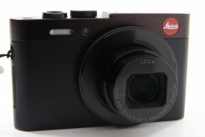 leica 18488 c typ112 compact digital camera, 3", dark red