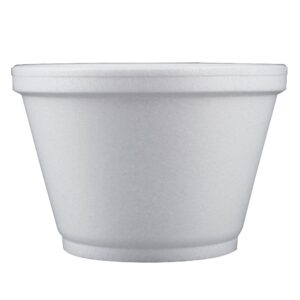 dart foam food containers, white, 2.3" x 12" x 20"