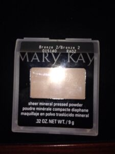 mary kay sheer mineral pressed powder ~ bronze 2