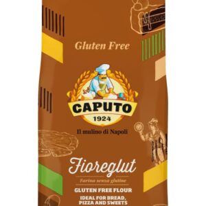 Antimo Caputo Gluten Free Pizza Flour 2.2lb - All Natural Multi Purpose Flour & Starch Blend for Baking Pizza, Bread, & Pasta